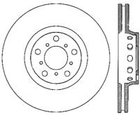 StopTech Sport Slotted Cryo Brake Rotor; Front Right