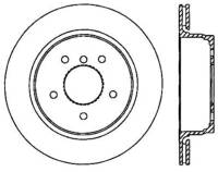 StopTech Sport Slotted Cryo Brake Rotor; Rear Left