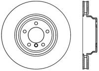 StopTech Sport Slotted Cryo Brake Rotor; Front Left