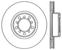 StopTech Sport Slotted Cryo Brake Rotor; Front Left