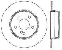 StopTech Sport Slotted Cryo Brake Rotor; Rear Right