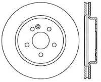 StopTech Sport Slotted Cryo Brake Rotor; Front Left