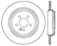 StopTech Sport Slotted Cryo Brake Rotor; Rear Left