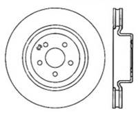 StopTech Sport Slotted Cryo Brake Rotor; Front Left