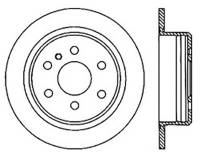 StopTech Sport Slotted Cryo Brake Rotor; Rear Right