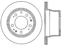 StopTech Sport Slotted Cryo Brake Rotor; Rear Left