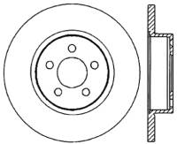 StopTech Sport Slotted Cryo Brake Rotor Rear Right 126.39039CSR