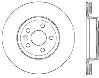 StopTech Sport Slotted Cryo Brake Rotor Rear Right 126.39047CSR