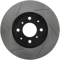 Stoptech - StopTech Power Slot 93-00 Honda Civic DX w/ Rr Drum Brakes Front Left Rotor - 126.40023SL - Image 2