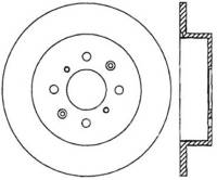 StopTech Sport Slotted Cryo Brake Rotor Rear Right 126.40060CSR