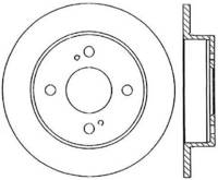 StopTech Sport Slotted Cryo Brake Rotor Rear Right 126.42042CSR