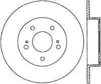 StopTech Sport Slotted Cryo Brake Rotor Rear Right 126.42059CSR