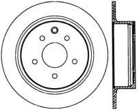 StopTech Sport Slotted Cryo Brake Rotor Rear Right 126.42073CSR