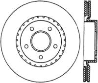 StopTech Power Slot 03-05 350Z / 03-04 G35 / 03-05 G35X CRYO Slotted Front Left Rotor - 126.42074CSL