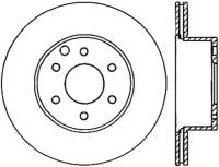 StopTech Sport Slotted Cryo Brake Rotor Rear Right 126.42087CSR