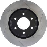 Stoptech - StopTech Power Slot 08-09 Infiniti QX4/QX56 / 07-09 Nissan Armada Left Front Slotted Rotor - 126.42099SL - Image 1