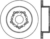 StopTech Sport Slotted Cryo Brake Rotor Rear Right 126.44068CSR