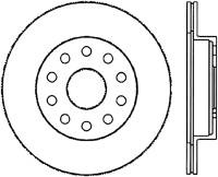 StopTech Sport Slotted Cryo Brake Rotor Rear Right 126.44096CSR