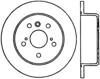 StopTech Sport Slotted Cryo Brake Rotor Rear Right 126.44126CSR