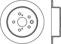 StopTech Sport Slotted Cryo Brake Rotor Rear Right 126.44142CSR