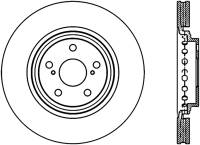 StopTech 10-15 Lexus RX350 Cryo Sport Front Left Slotted Rotor - 126.44158CSL