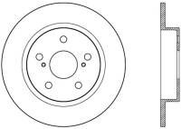 StopTech Sport Slotted Brake Rotor Rear Right 126.44179SR