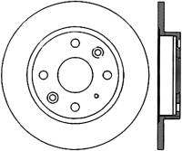 StopTech Sport Slotted Cryo Brake Rotor Rear Right 126.45035CSR