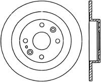 StopTech Sport Slotted Cryo Brake Rotor Rear Right 126.45041CSR