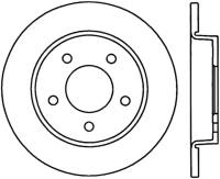 StopTech Sport Slotted Cryo Brake Rotor Rear Right 126.45066CSR