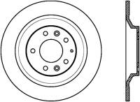 StopTech Sport Slotted Cryo Brake Rotor Rear Right 126.45074CSR