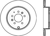 StopTech Sport Slotted Cryo Brake Rotor Rear Right 126.45079CSR