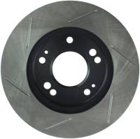 Stoptech - StopTech Power Slot 4/89-00 Mitsubishi Eclipse GST / 2/98-01 Galant 4 cyl Slotted Left Front Rotor - 126.46042SL - Image 2