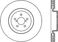 StopTech Power Slot 04 STi CRYO (5x100) Front Left Rotor - 126.47019CSL