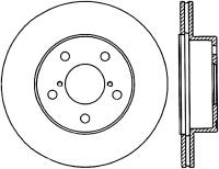 StopTech Sport Slotted Cryo Brake Rotor Rear Right 126.47020CSR