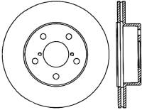 StopTech Sport Slotted Cryo Brake Rotor Rear Right 126.47023CSR