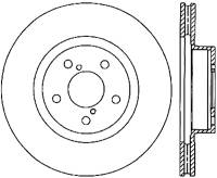 StopTech Power Slot 05-08 LGT Front Left CRYO Slotted Front Left Rotor - 126.47024CSL