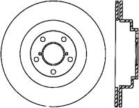 StopTech Sport Slotted Cryo Brake Rotor Rear Right 126.47025CSR