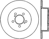 StopTech Sport Slotted Cryo Brake Rotor Rear Right 126.47026CSR