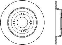 StopTech Sport Slotted Brake Rotor Front Right 126.51046SR