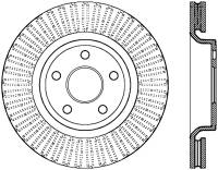 StopTech 11-13 Jeep Grand Cherokee Front Left Cryo Slotted Sport Brake (Excludes SRT8) - 126.58008CSL