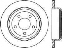 StopTech Sport Slotted Cryo Brake Rotor Rear Right 126.61052CSR