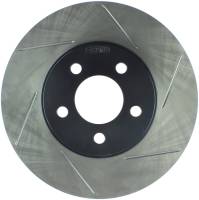 Stoptech - StopTech Power Slot 03-08 Crown Victoria/Grand Marquis/Lincoln Town Car Front Left Slotted Rotor - 126.61072SL - Image 1