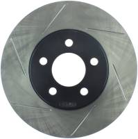 Stoptech - StopTech Power Slot 03-08 Crown Victoria/Grand Marquis/Lincoln Town Car Front Right Slotted Rotor - 126.61072SR - Image 1