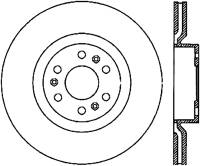 StopTech Sport Slotted Cryo Brake Rotor Rear Right 126.62076CSR