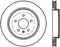 StopTech Sport Slotted Cryo Brake Rotor Rear Right 126.62088CSR