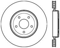 StopTech Sport Slotted Cryo Brake Rotor Rear Right 126.62103CSR