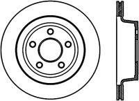 StopTech Sport Slotted Cryo Brake Rotor Rear Right 126.62117CSR