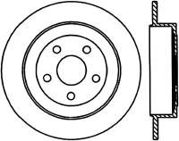 StopTech Sport Slotted Cryo Brake Rotor Rear Right 126.63043CSR