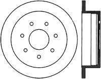 StopTech Sport Slotted Cryo Brake Rotor Rear Right 126.65061CSR