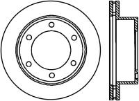 StopTech Sport Slotted Cryo Brake Rotor Rear Right 126.65102CSR